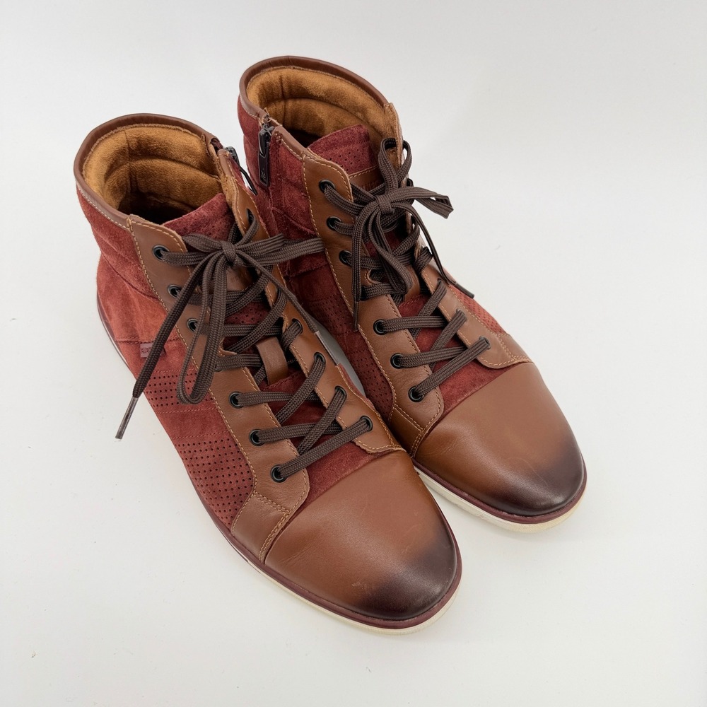 Kenneth Cole New York Initial Move KFS7LW002 Mens Red Lifestyle Sneakers Shoes